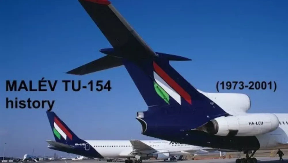 Múltidéző Aeropark: Ilyen kalandosan érkeztek a Malév Tu-154-esei 50 évvel ezelőtt