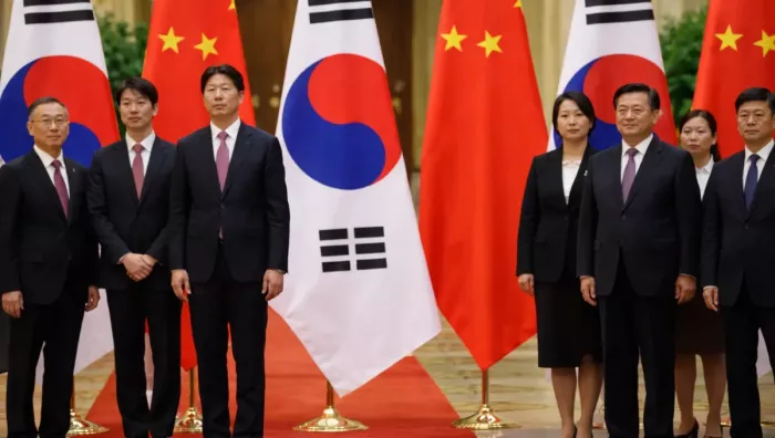 Pekingben tárgyal a dél-koreai elnök