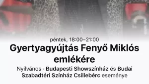  Méltó megemlékezés Fenyő Miklós emlékére a Hősök terén – pénteken este 6 órától