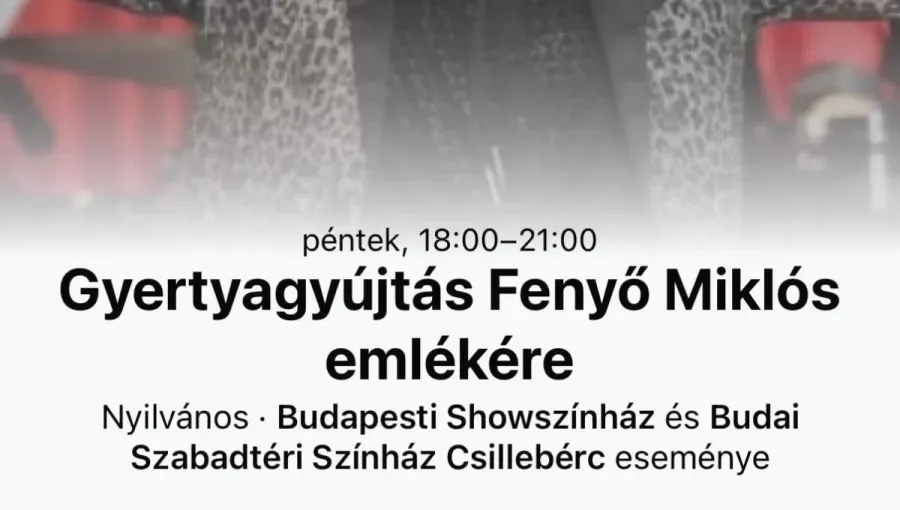  Méltó megemlékezés Fenyő Miklós emlékére a Hősök terén – pénteken este 6 órától
