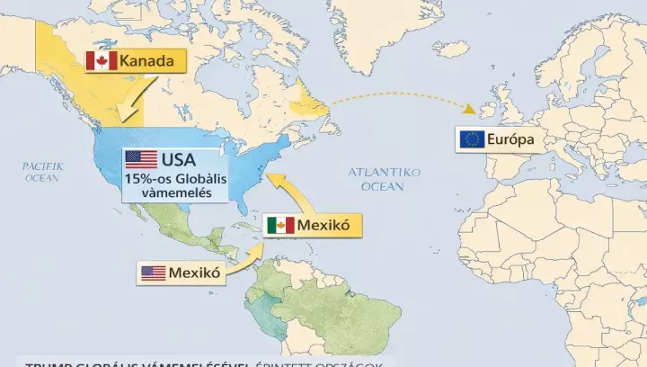 Globális vámemelés: 15 százalékra húzta fel a tétet Donald Trump