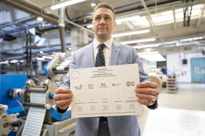 Választás 2026: már készülnek az áprilisi szavazólapok, szigorú biztonsági védelem mellett Választás 2026: már készülnek az áprilisi szavazólapok, szigorú biztonsági védelem mellett