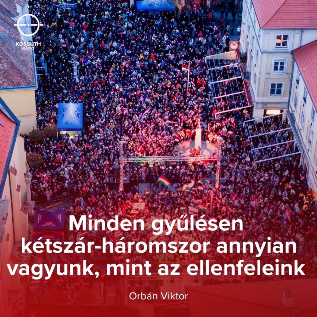 Behallatszott az ellentüntetők zaja Orbán Viktor szombathelyi nagygyűlésére is Behallatszott az ellentüntetők zaja Orbán Viktor szombathelyi nagygyűlésére is