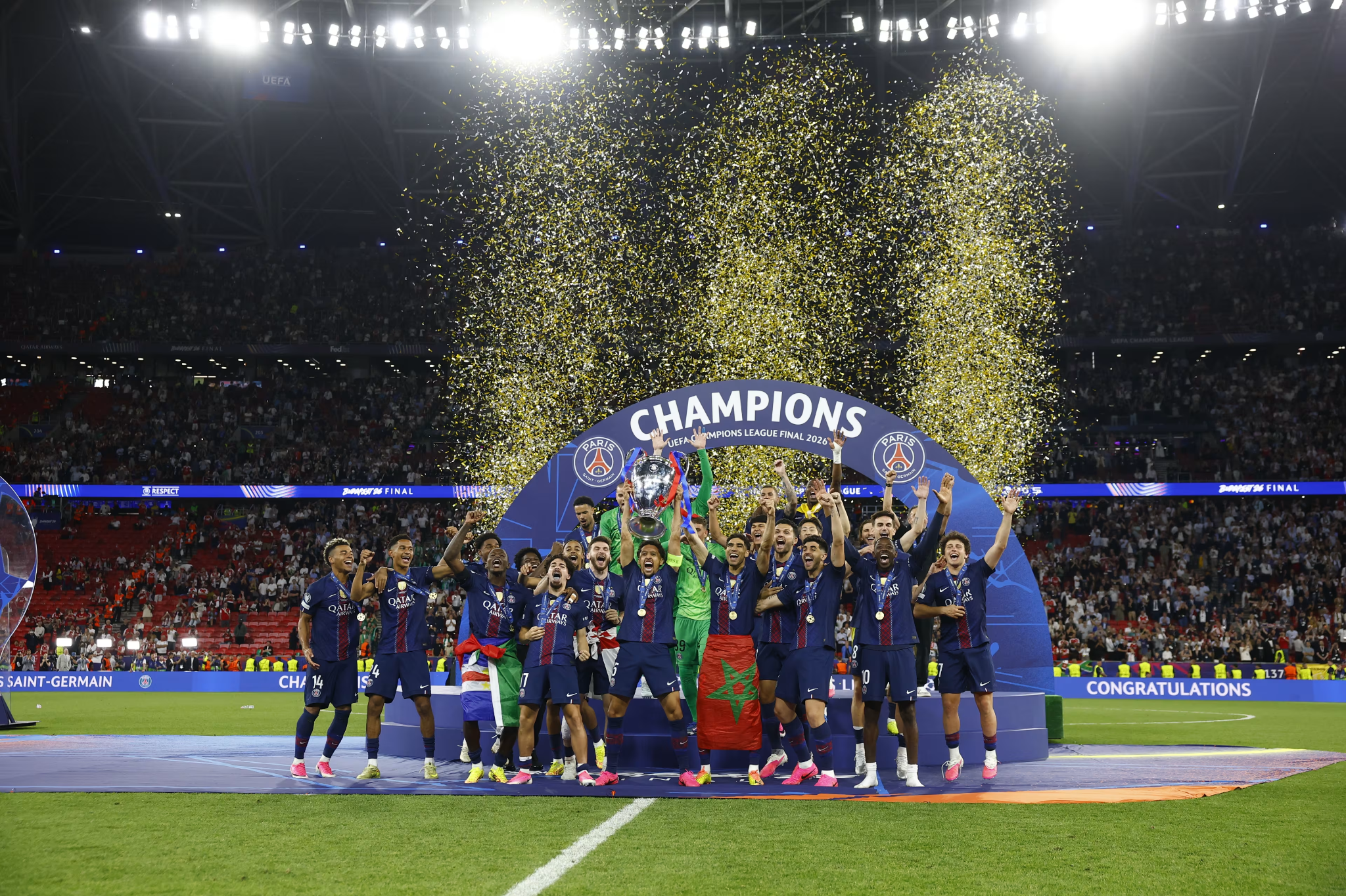 PSG–Arsenal BL-döntő Budapesten, PSG-győzelem tizenegyesekkel