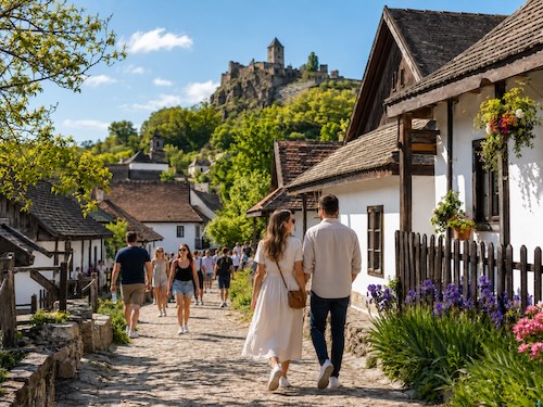 Pünkösdölés és várjáték Hollókőn