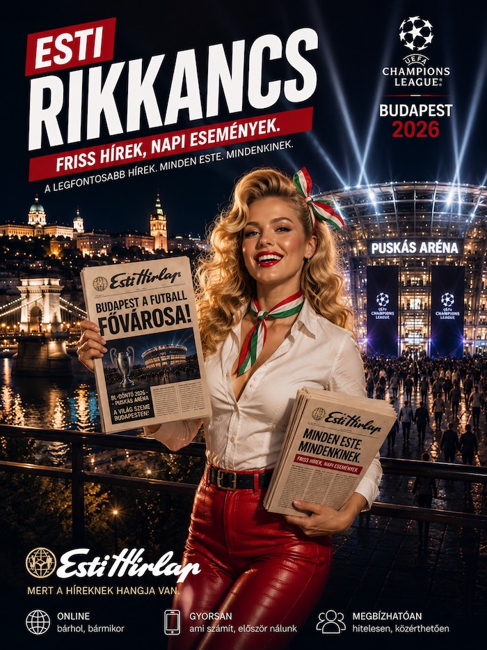 Esti Rikkancs – 2026. május 29. – FRISS HÍREK, NAPI ESEMÉNYEK Esti Rikkancs – 2026. május 29. – FRISS HÍREK, NAPI ESEMÉNYEK
