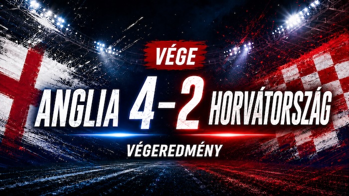 Anglia hatgólos őrületben verte Horvátországot, Rashford zárta le a meccset Anglia hatgólos őrületben verte Horvátországot, Rashford zárta le a meccset