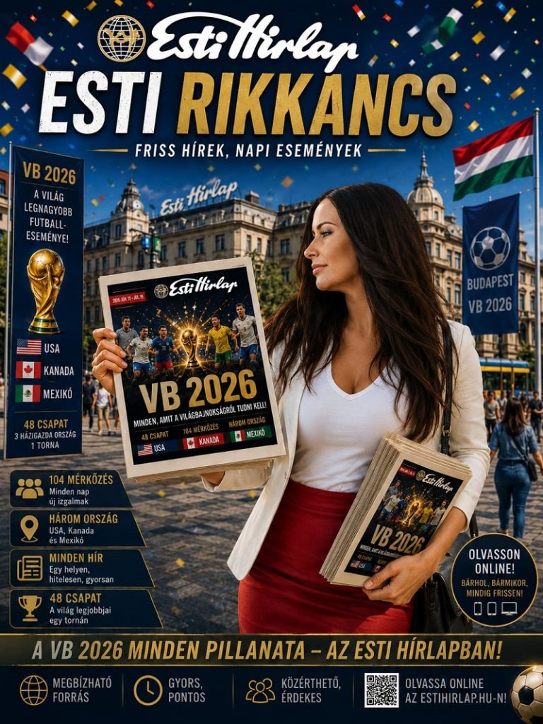 Esti Rikkancs – 2026. június 12. – FRISS HÍREK, NAPI ESEMÉNYEK Esti Rikkancs – 2026. június 12. – FRISS HÍREK, NAPI ESEMÉNYEK
