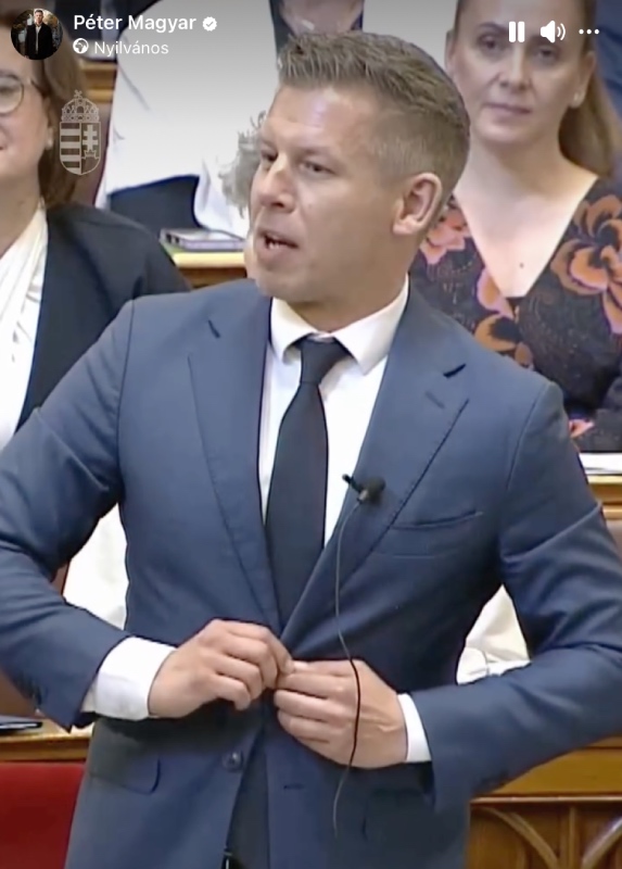 Magyar Péter Orbán Balázsnak: „a világ leggyávább magyarja” – állva hallgatta a Parlament az ’56-os mártírok neveit Magyar Péter Orbán Balázsnak: „a világ leggyávább magyarja” – állva hallgatta a Parlament az ’56-os mártírok neveit