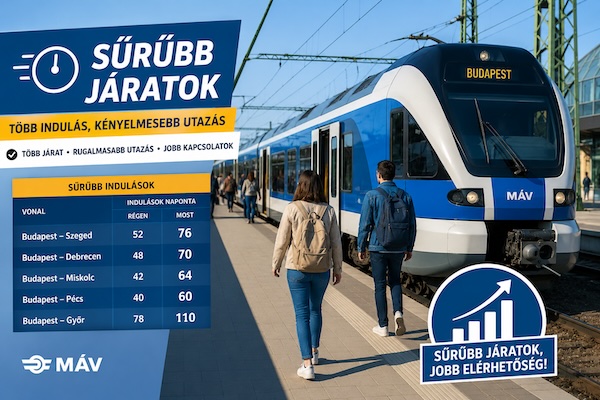 Június 20-tól nyári MÁV menetrend a Balatonnál: sűrűbb járat, kötelező helyjegyek Június 20-tól nyári MÁV menetrend a Balatonnál: sűrűbb járat, kötelező helyjegyek