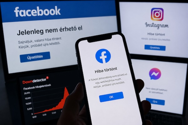 Újra elérhető a Facebook a globális leállás után – a Meta még nem közölte a hiba okát Újra elérhető a Facebook a globális leállás után – a Meta még nem közölte a hiba okát