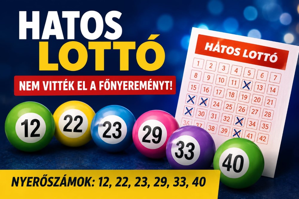 Nem vitték el a hatoslottó főnyereményét Nem vitték el a hatoslottó főnyereményét