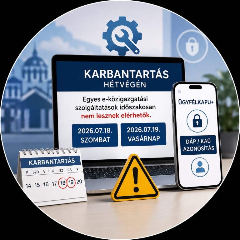 Hétvégi karbantartás: akadozhat az Ügyfélkapu+ és a DÁP Hétvégi karbantartás: akadozhat az Ügyfélkapu+ és a DÁP