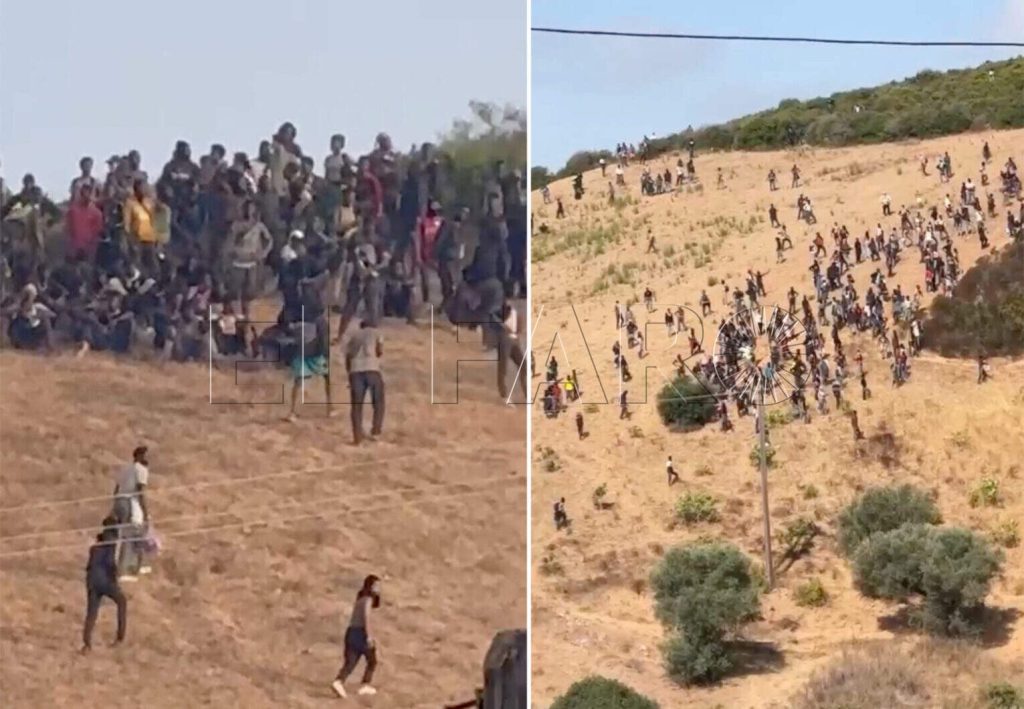 Újabb marokkói migránsroham indult Ceuta felé – több száz embert állítottak meg a határ előtt + videó Újabb marokkói migránsroham indult Ceuta felé – több száz embert állítottak meg a határ előtt + videó