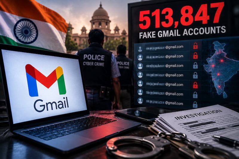 Több mint félmillió hamis Gmail-fiókot talált az indiai rendőrség – bombafenyegetésekhez árulták őket Több mint félmillió hamis Gmail-fiókot talált az indiai rendőrség – bombafenyegetésekhez árulták őket