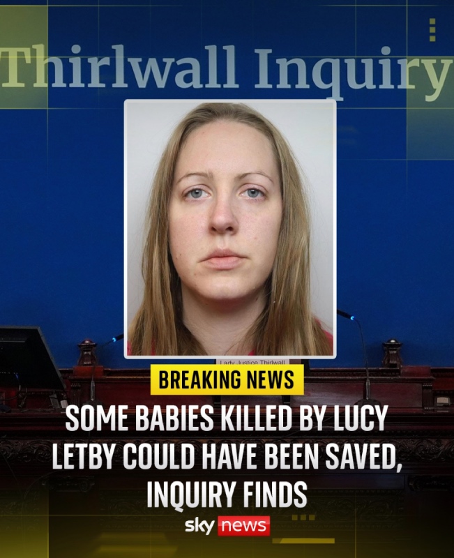 Három csecsemő életét megmenthették volna – lesújtó jelentés tárta fel a Lucy Letby-ügy kórházi kudarcait Három csecsemő életét megmenthették volna – lesújtó jelentés tárta fel a Lucy Letby-ügy kórházi kudarcait