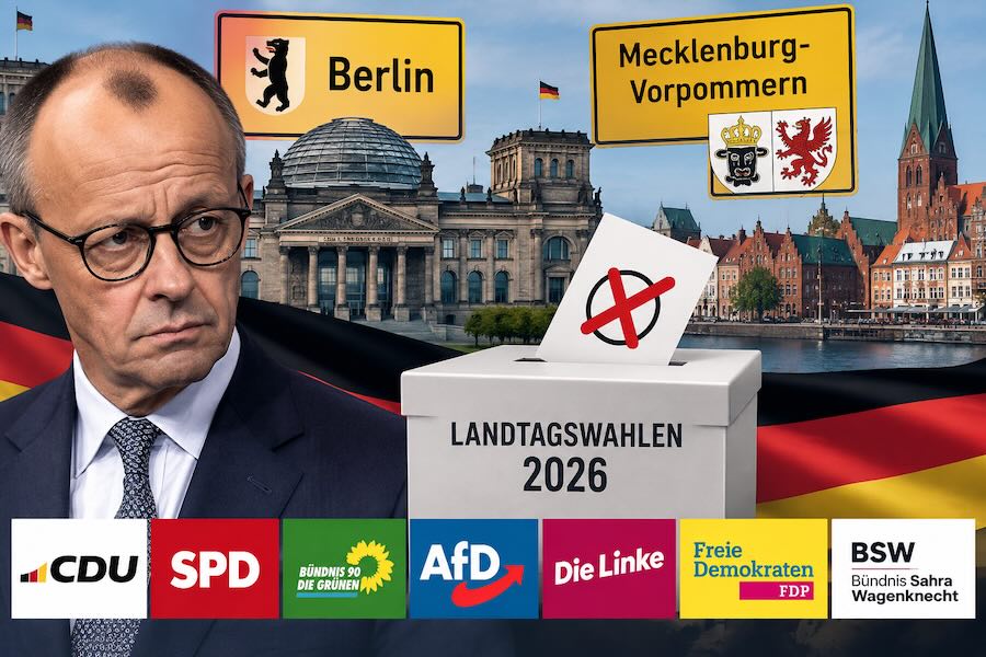 Két választás dönthet Merz politikai mozgásteréről – Berlinben és Mecklenburgban is urnákhoz járulnak a németek Két választás dönthet Merz politikai mozgásteréről – Berlinben és Mecklenburgban is urnákhoz járulnak a németek