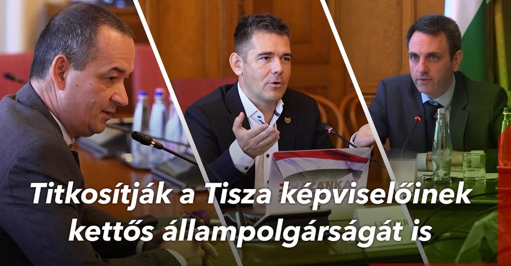 Novák Előd: Magyar Péter hazudott, titkos marad a képviselők kettős állampolgársága Novák Előd: Magyar Péter hazudott, titkos marad a képviselők kettős állampolgársága