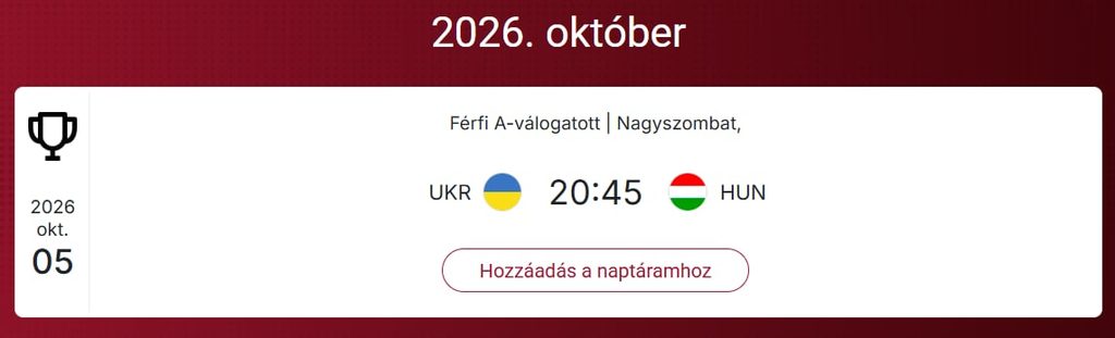 Ma este újra egymásnak feszül Ukrajna és Magyarország – a Puskás Arénában tömegverekedésbe torkollott az előző mérkőzés Ma este újra egymásnak feszül Ukrajna és Magyarország – a Puskás Arénában tömegverekedésbe torkollott az előző mérkőzés
