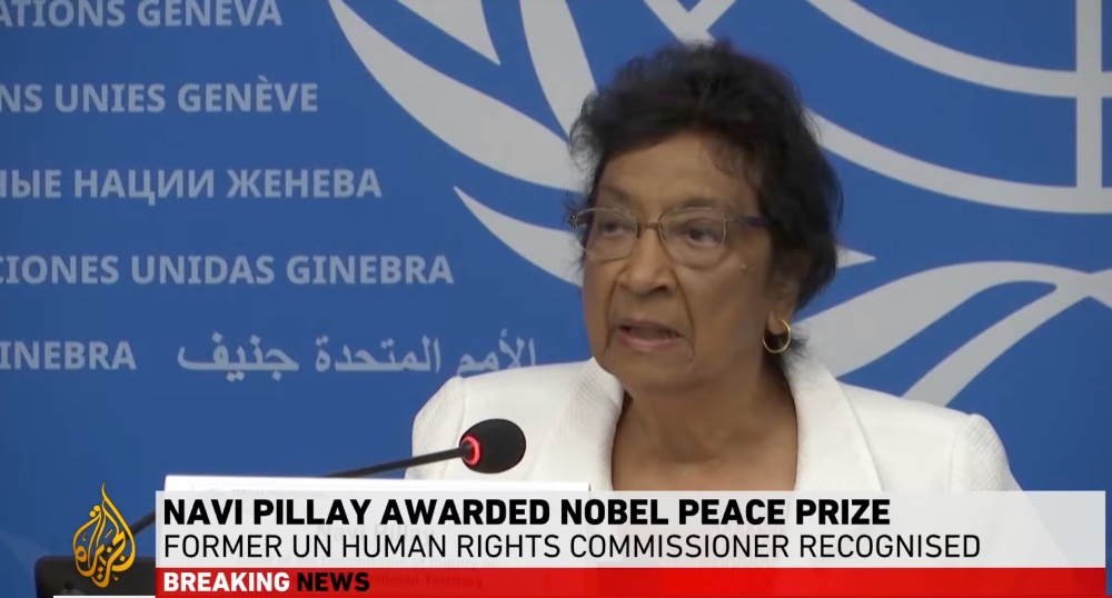 Navi Pillay kapta a 2026-os Nobel-békedíjat – a nemzetközi igazságszolgáltatás egyik legismertebb alakját tüntették ki Navi Pillay kapta a 2026-os Nobel-békedíjat – a nemzetközi igazságszolgáltatás egyik legismertebb alakját tüntették ki