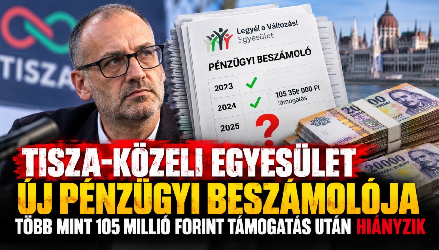 Tisza-közeli egyesület új pénzügyi beszámolója több mint 105 millió forint támogatás után hiányzik Tisza-közeli egyesület új pénzügyi beszámolója több mint 105 millió forint támogatás után hiányzik